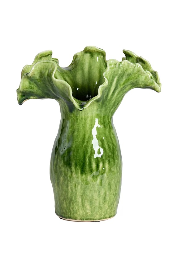 Light & Living vază decorativă din ceramică siliconată 31 x 24,5 x 35,5 cm verde 5787676
