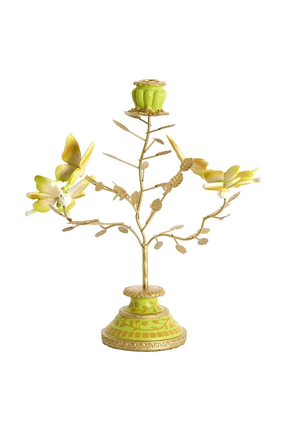 Light & Living sfeşnic decorativ din metal 35,5 x 18 x 37,5 cm verde 6085476
