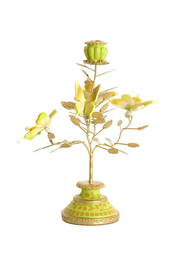 Light & Living sfeşnic decorativ din metal 35,5 x 18 x 37,5 cm 6085476 verde AA00