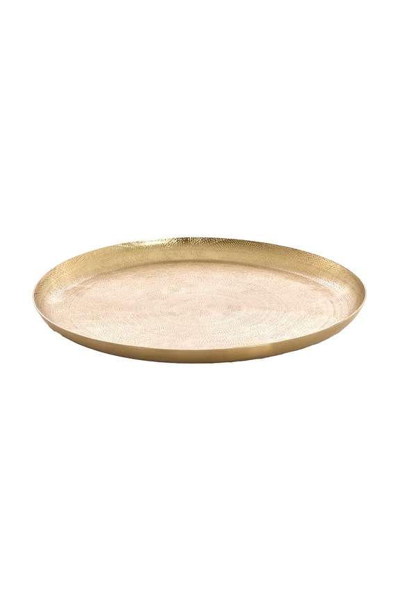 Light & Living tavă decorativă din metal 40,5 x 3 cm aur 6362285