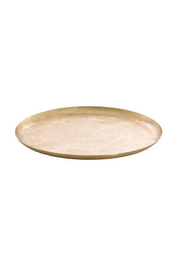 Light & Living tavă decorativă din metal 49,5 x 3 cm aur 6362385