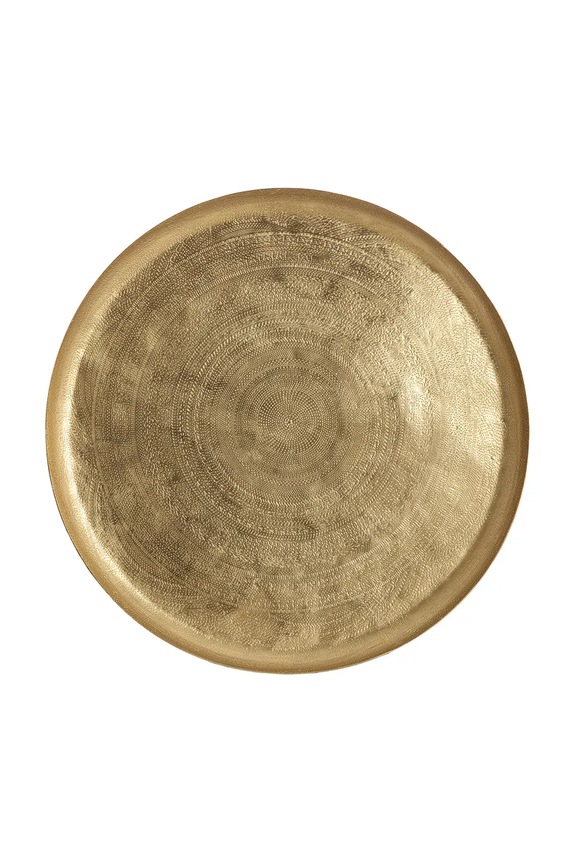 Light & Living tavă decorativă din metal 49,5 x 3 cm 6362385 aur AA00