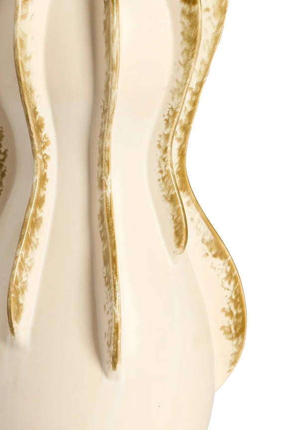 Living și dormitor Light & Living vază decorativă din ceramică siliconată 16 x 27 cm 5762569 bej