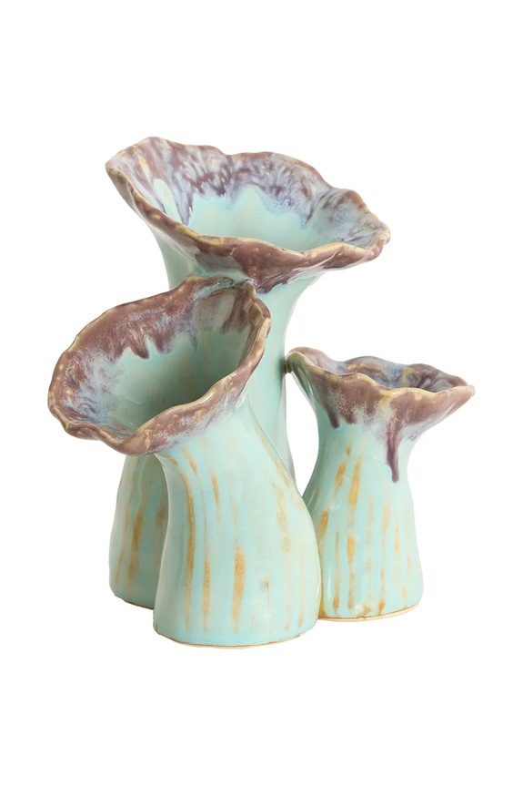 Light & Living vază decorativă din ceramică 18 x 13 x 17,5 cm verde 5776687