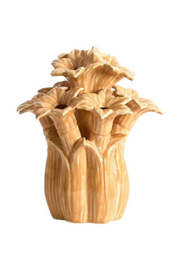 Light & Living vază decorativă din ceramică siliconată 21,5 x 23,5 cm portocaliu 5782290