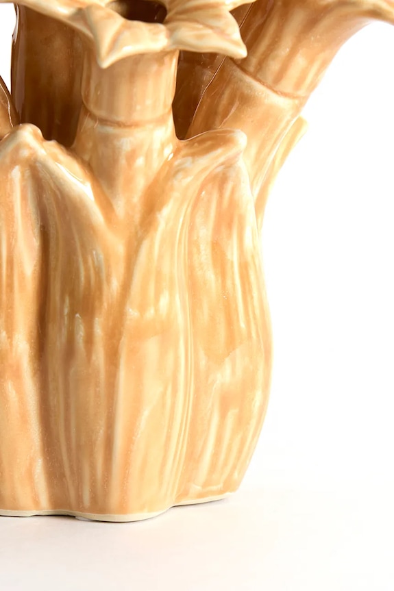 Living și dormitor Light & Living vază decorativă din ceramică siliconată 21,5 x 23,5 cm 5782290 portocaliu