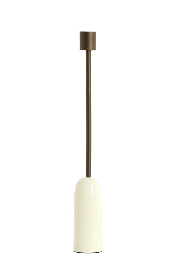 Light & Living Sfeșnic decorativ din metal 5 x 38 cm bej 6068843