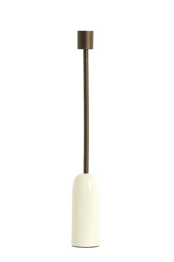 Light & Living Sfeșnic decorativ din metal 5 x 38 cm bej 6068843