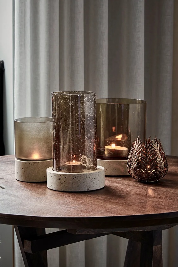 House Doctor κηροπήγιο επιδαπέδιο από γυαλί 211152013 πολύχρωμο AA00