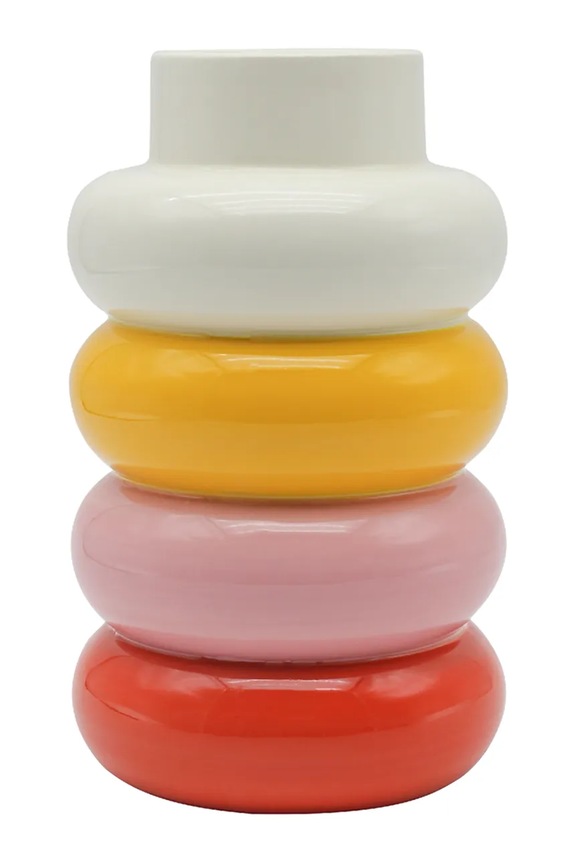 Qué Rico vază decorativă din ceramică 11,5 x 11,5 x 17,5 cm multicolor 148.01559