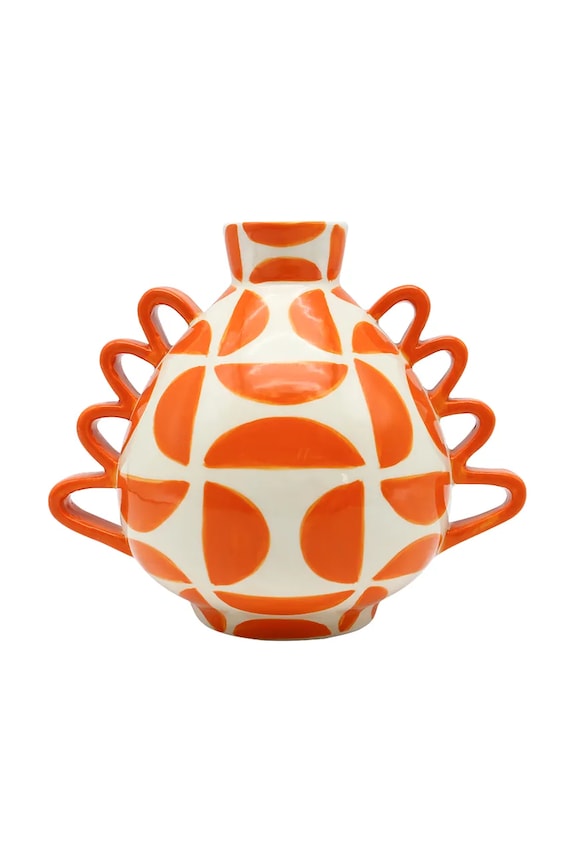 Qué Rico vază decorativă din ceramică 16 x 11,5 x 13,3 cm multicolor 148.01477