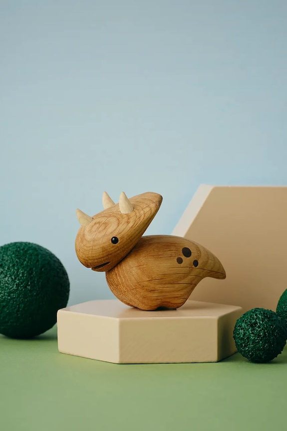 Lucie Kaas figurka dekoracyjna drewniana Trixi 6,5 cm NU07 brązowy AA00
