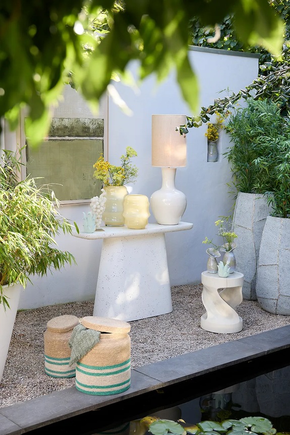 Light & Living wazon dekoracyjny z ceramiki 15,5 x 29 cm 5774581 zielony