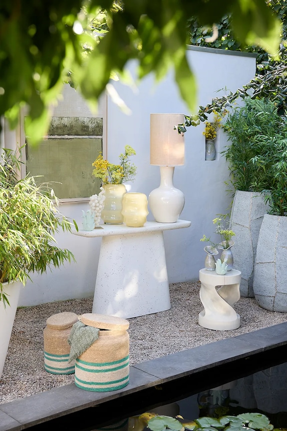 Light & Living wazon dekoracyjny z ceramiki 15,5 x 29 cm 5774581 zielony