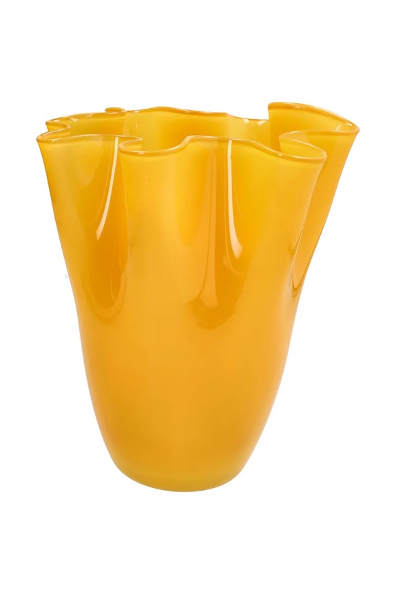 Tognana wazon dekoracyjny ze szkła barwionego 26 cm żółty GD5VA023113A