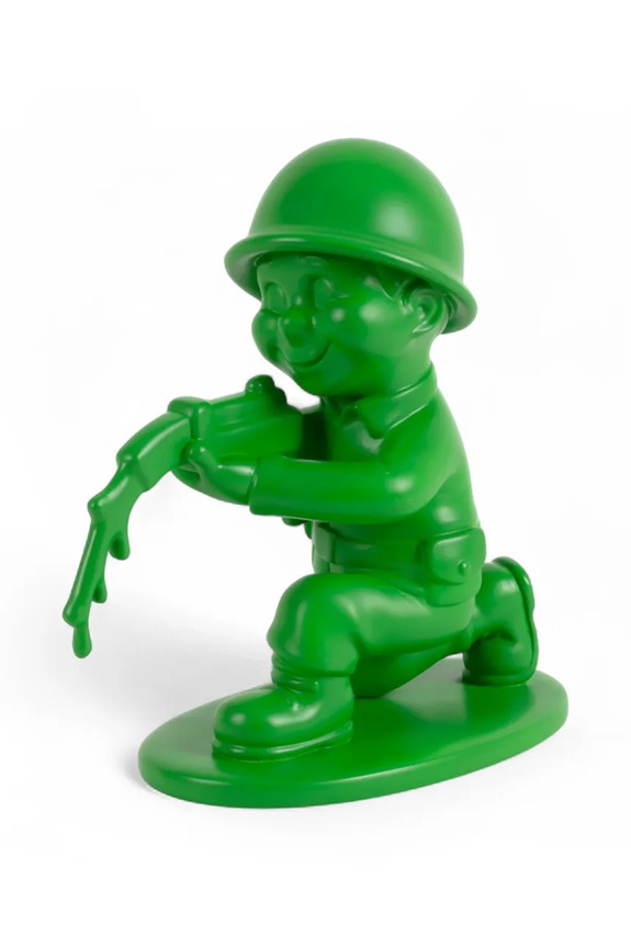Seletti figúrka dekoratívna z plastu 20,5 x 10,5 x 20 cm zelená 09018