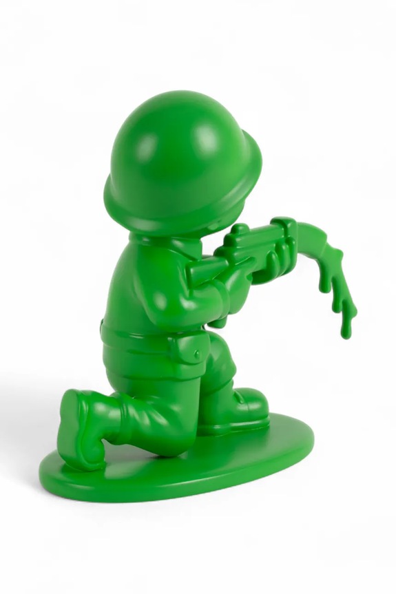 Obývacia izba a spálňa Seletti figúrka dekoratívna z plastu 20,5 x 10,5 x 20 cm 09018 zelená