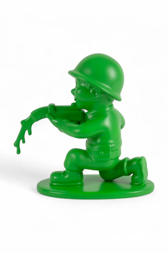Seletti figúrka dekoratívna z plastu 20,5 x 10,5 x 20 cm zelená 09018