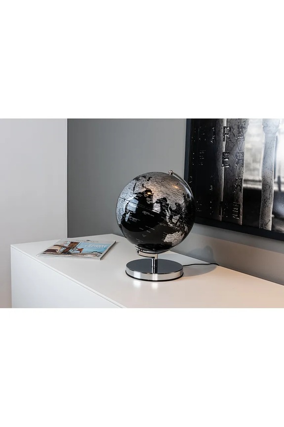 Living și dormitor Troika glob decorativ din plastic 25 x 25 x 32 cm TRG2511C.BKSI.CH negru