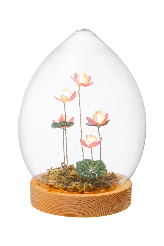 Palais Royal dekoracja LED stojąca ze szkła 12 x 17 cm multicolor 1038480