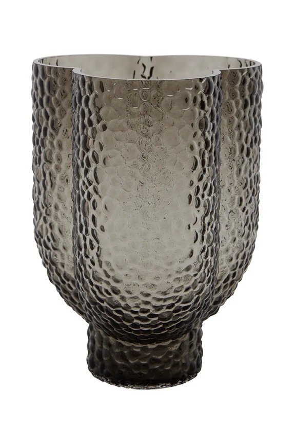AYTM vază decorativă din sticlă colorată 18,5 x 16,2 x 25 cm negru 508170050084