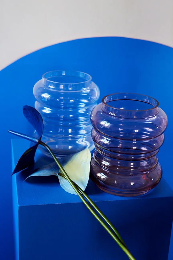 Byon Βάζο επιδαπέδιο από γυαλί 17,5 x 20 cm 5263927400 διαφανή AA00