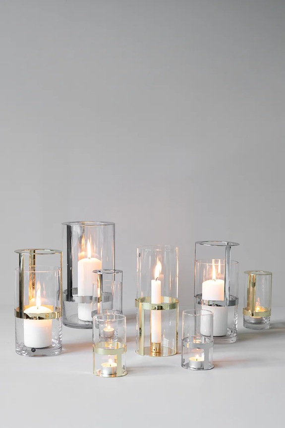 Σαλόνι και υπνοδωμάτιο Sagaform Βάζο επιδαπέδιο από μέταλλο 8 x 15 cm 5018041 κίτρινο