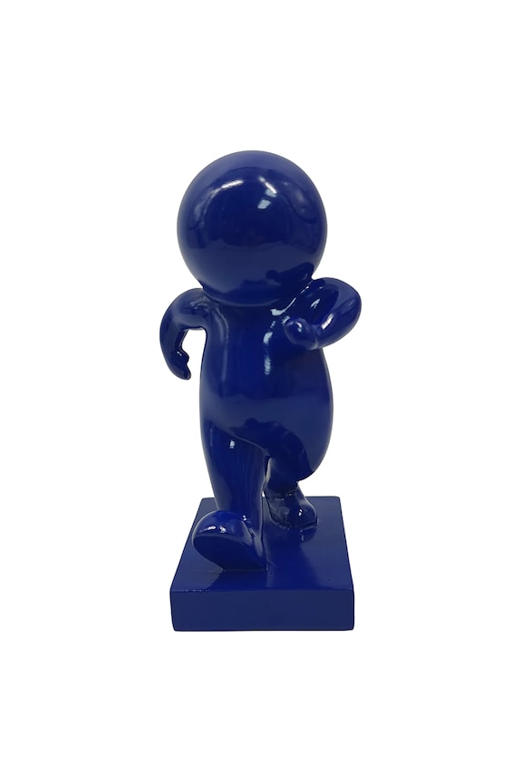 Present Time figurină decorativă din plastic PT4410BL bleumarin AA00