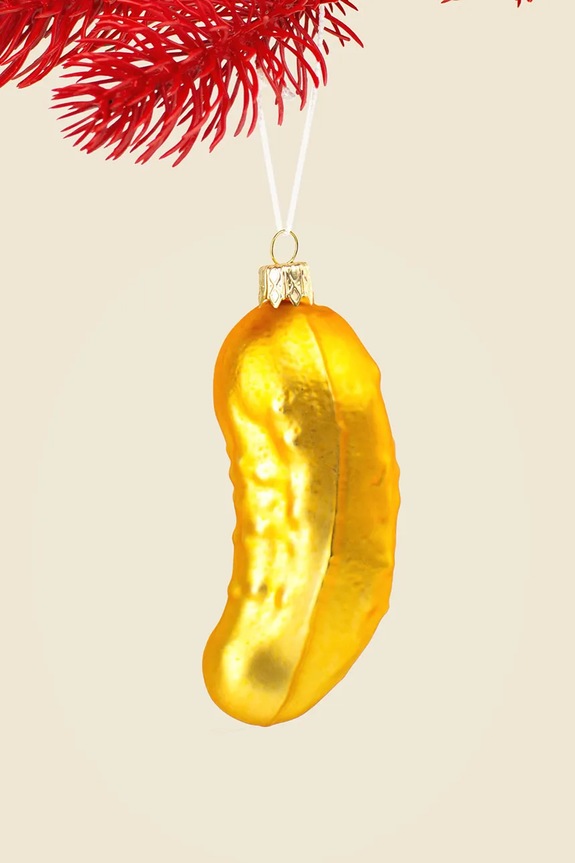 Lifestyle Donkey bombka choinkowa Christmas Pickle 300988 żółty
