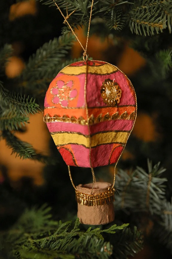 Χριστουγεννιάτικη διακόσμηση Doing Goods Hari Hot Air Balloon 1.60.50.048.015.3 πολύχρωμο