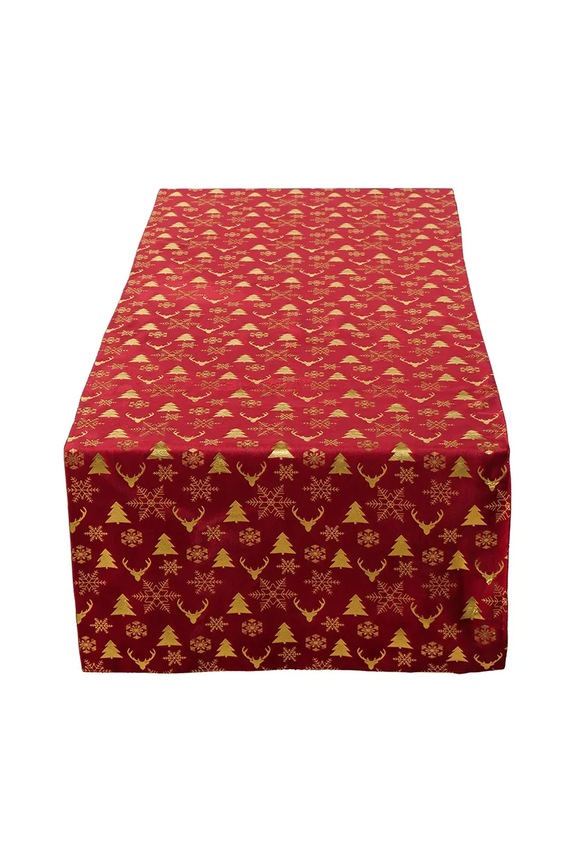 Boltze față de masă Sora 140 x 40 cm rosu 2069388