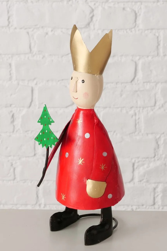 Boltze figurka dekoracyjna Maxi King 27,5 cm multicolor 2063109