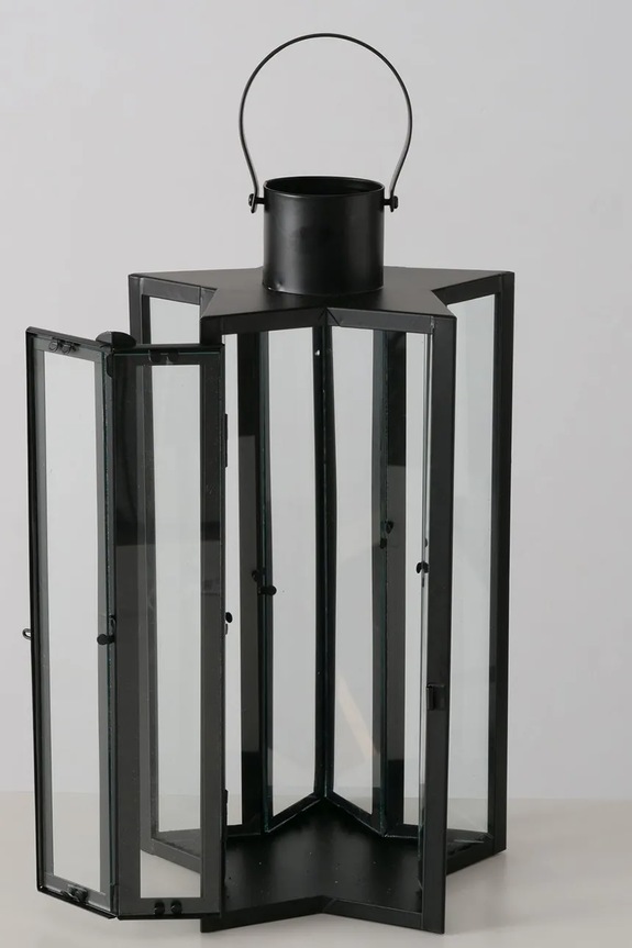 Lifestyle Boltze felinar Estrella 40,5 x 22 cm 2059960 negru