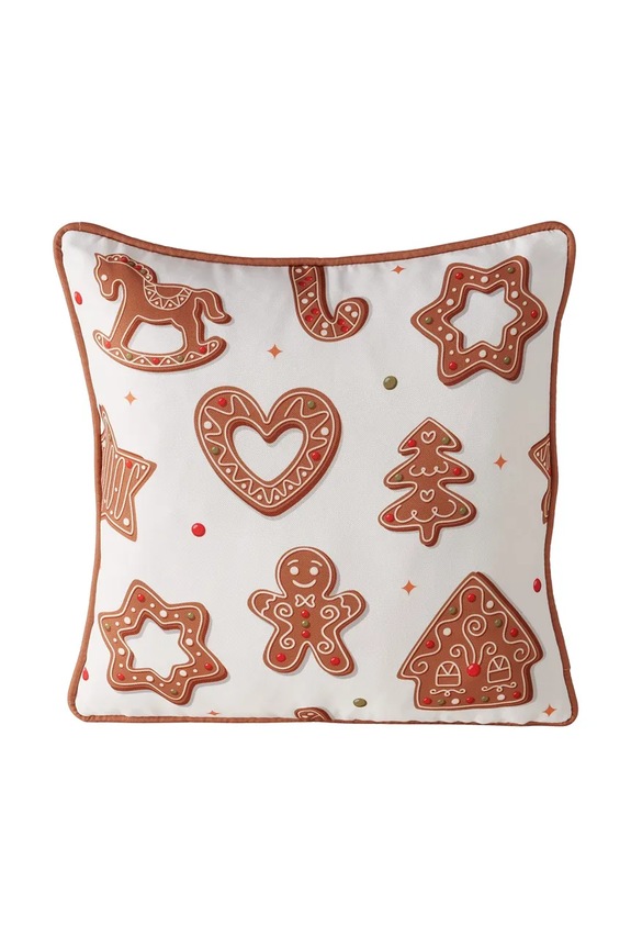 Božični dekorativni vzglavnik Boltze Ginger 45 x 45 cm pisana 2059237