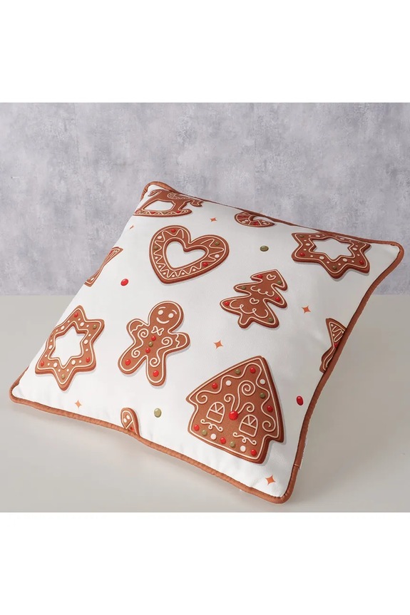 Božični dekorativni vzglavnik Boltze Ginger 45 x 45 cm 2059237 pisana