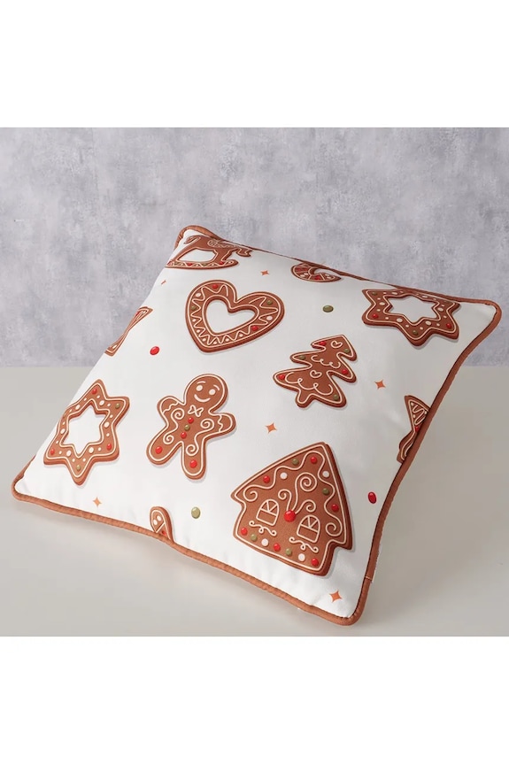 Božični dekorativni vzglavnik Boltze Ginger 45 x 45 cm 2059237 pisana