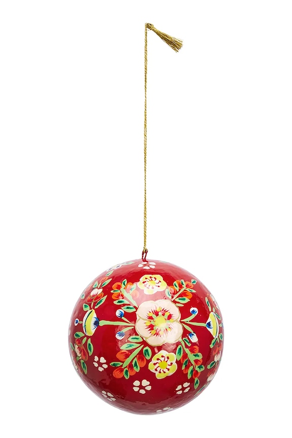 Madam Stoltz globuri de pom 10 cm multicolor AL.007022C