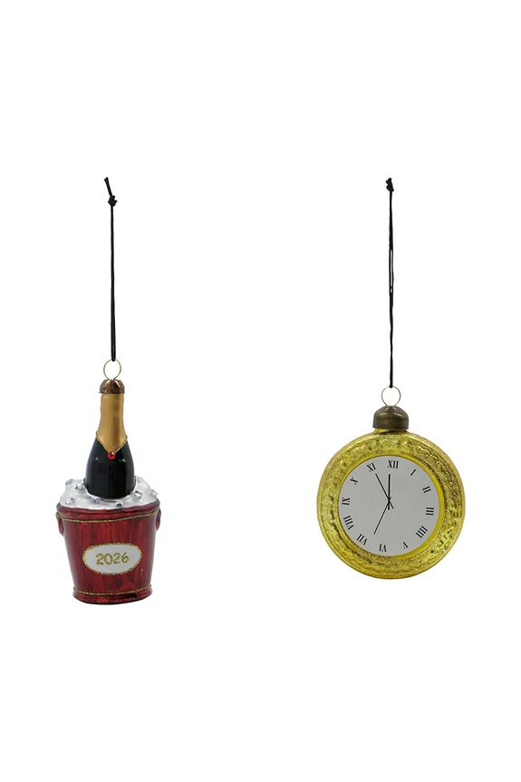 Dekorativni obesek House Doctor HDNewYear 2-pack pisana 206926000