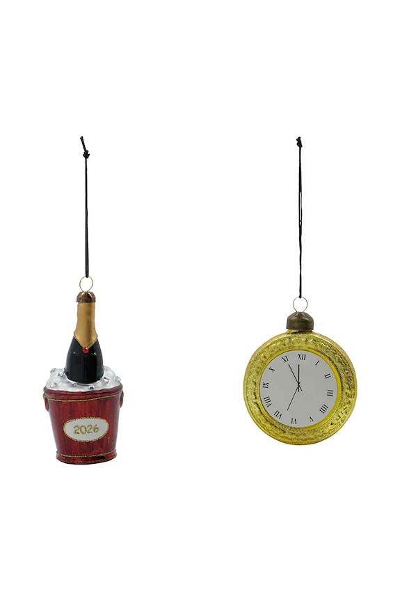 Dekorativni obesek House Doctor HDNewYear 2-pack pisana 206926000