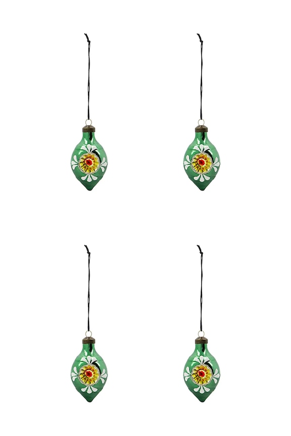 Set kuglica za bor House Doctor HDNostal 9,3 x 4,9 cm 4-pack šarena 206862208