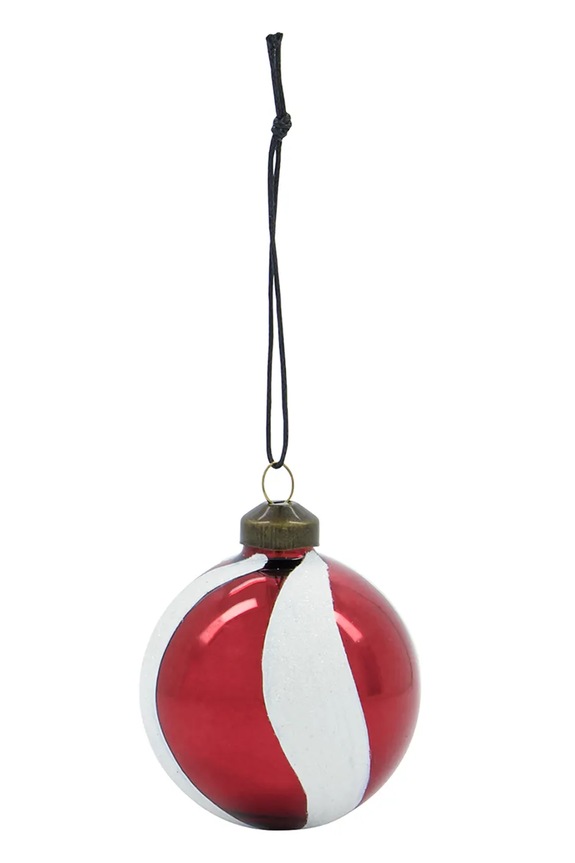 House Doctor set palle da natale HDTwister 6 cm pacco da 4 206862204 multicolore AA00