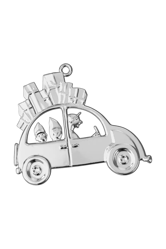 Závěsná dekorace Rosendahl Christmas Car 9 x 6,5 cm 33101 šedá AA00