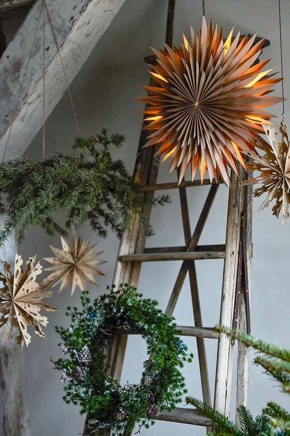 Lifestyle Bloomingville karácsonyi koszorú Cedar Wreath 50 x 11 cm 82072345 zöld