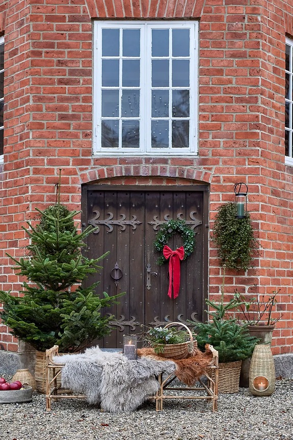 Bloomingville karácsonyi koszorú Cedar Wreath 50 x 11 cm 82072345