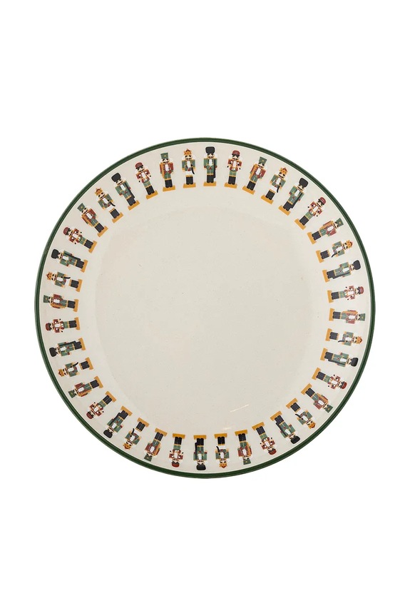 Bloomingville zestaw talerzy przystawkowych świątecznych Jolly 16 x 3 cm 6-pack 82072680 multicolor AA00