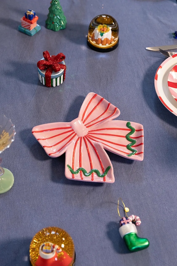 Лайфстайл Декоративна тарілка &k amsterdam ribbon 22 x 22 x 3,5 cm 2797.43 барвистий