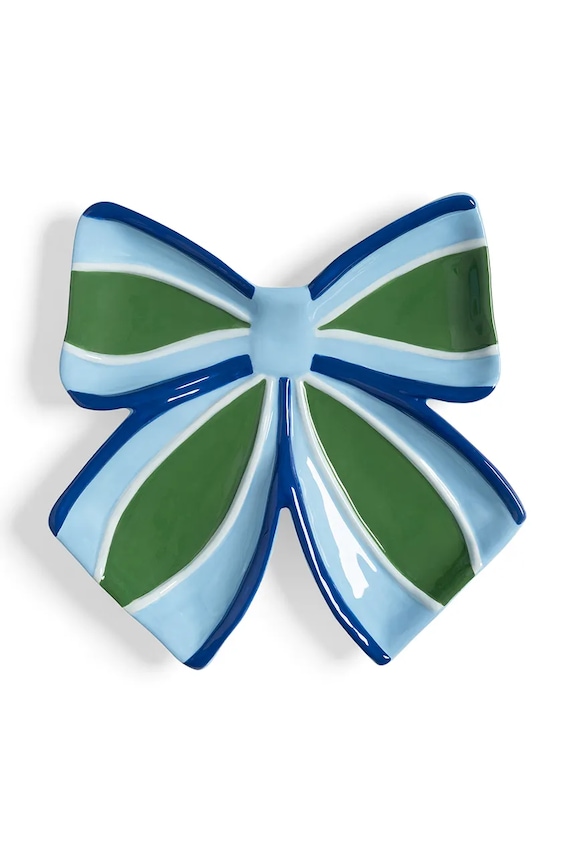 &k amsterdam farfurie decorativă ribbon 22 x 22 x 3,5 cm multicolor 2797.44
