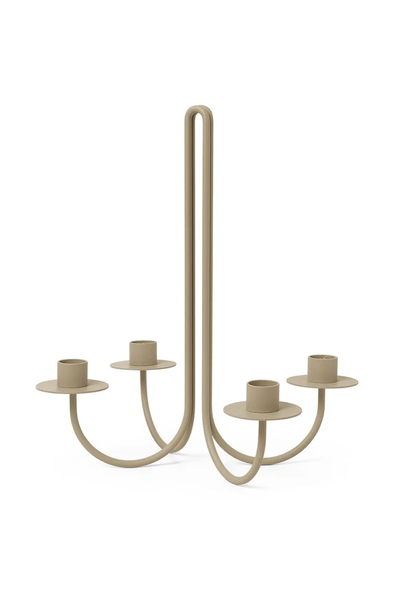 ferm LIVING świecznik dekoracyjny beżowy 1104266338