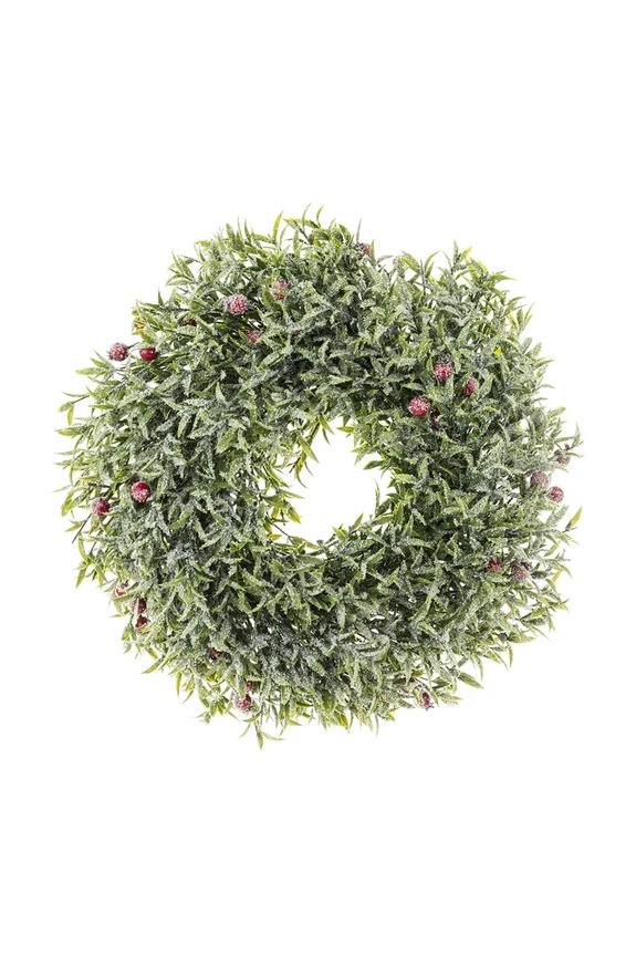 Χριστουγεννιάτικο στεφάνι home & lifestyle 10 x 40 x 40 cm πολύχρωμο 146423