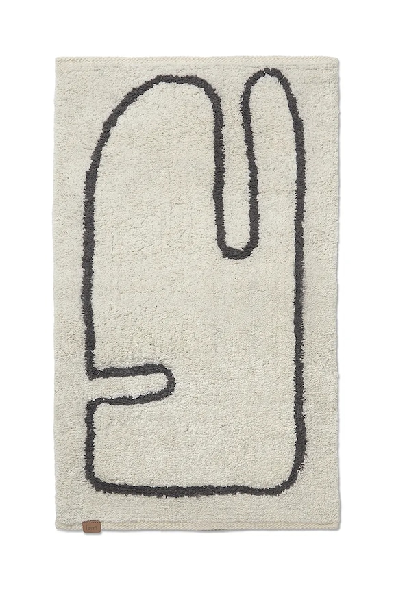 Ferm Living dywanik bawełniany Lay beżowy 1104267770